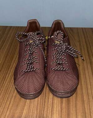 adidas x Pharrell Williams Superstar Primeknit Brown Auburn S42926